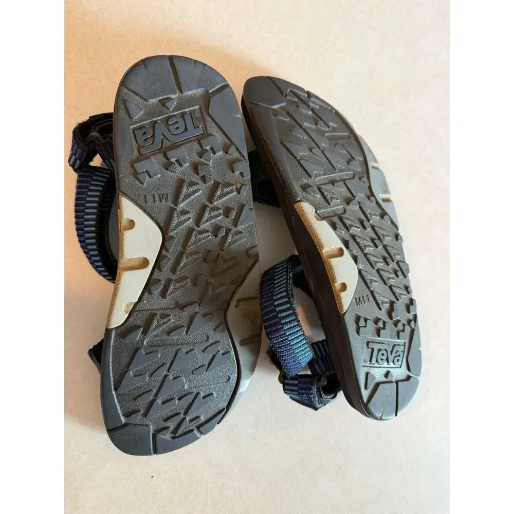 Vintage Teva Terradactyl Blue Sport Trail Sandals Festival Hippy Men’s Size 11